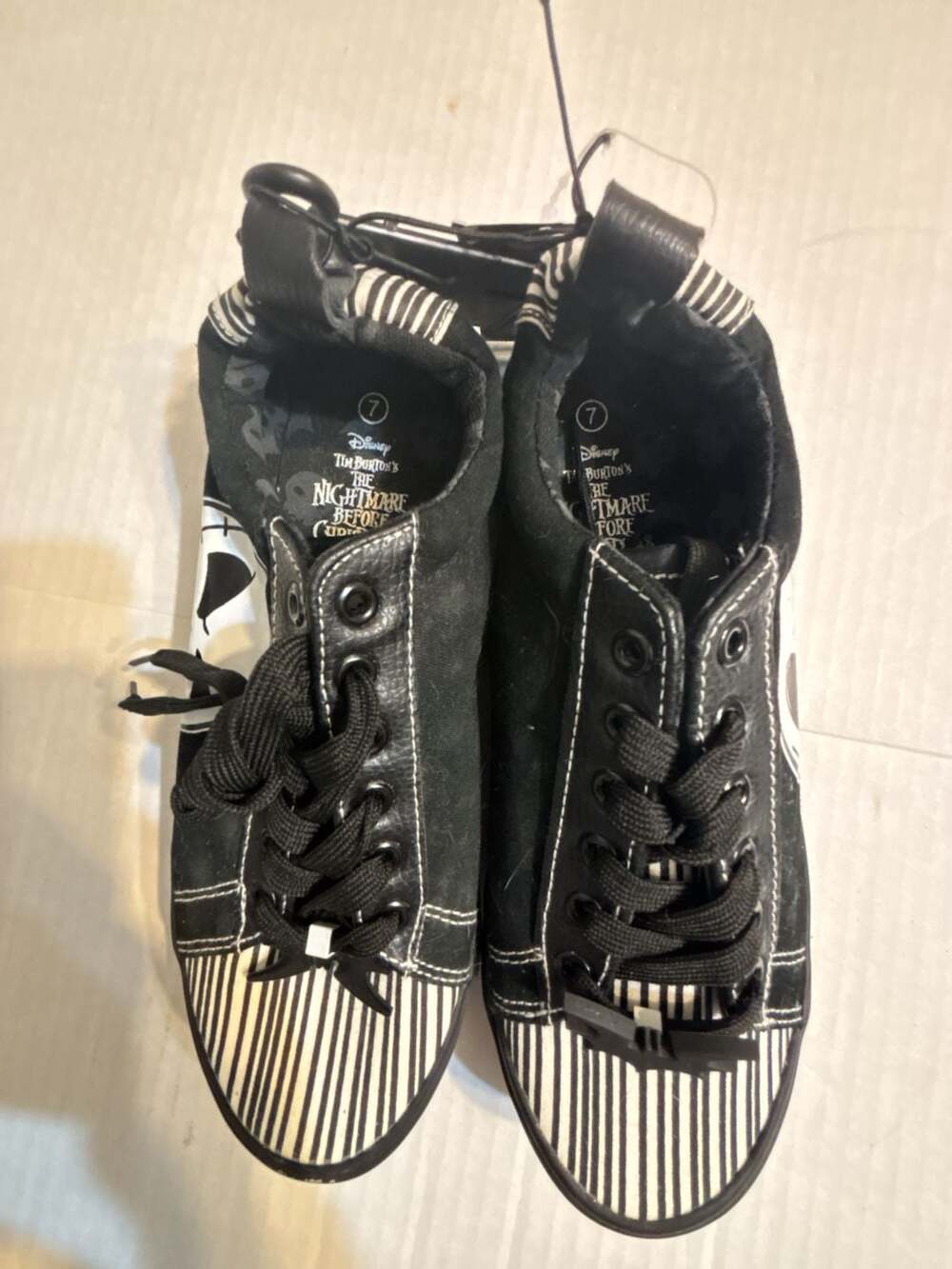 Ground Up Disney The Nightmare Before Christmas Jack Skellington Lace-Up Sneaker